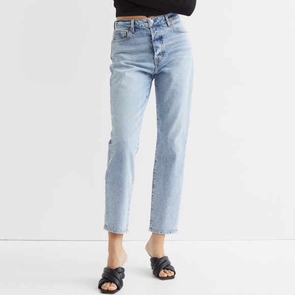 H&M Denim - H&M High Waisted Mom Ankle Jeans